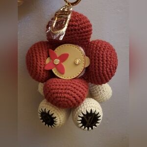 Crochet Flower Character Bag Charm
